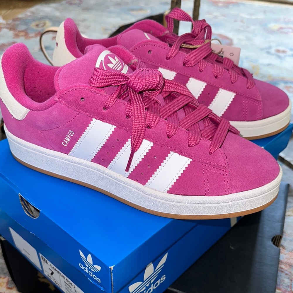 Adidas Pink Campus Sneakers